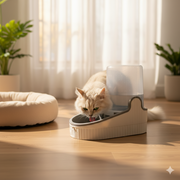 Automatic Gravity Dog/Cat Water Dispenser – No-Spill Self-Refilling Pet Water Bowl