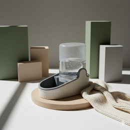 Automatic Gravity Dog/Cat Water Dispenser – No-Spill Self-Refilling Pet Water Bowl