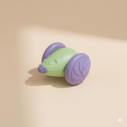 Interactive LED Mouse Cat Toy with Rolling Wheels