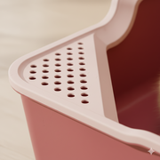 Cat Litter Box with High Sides – Easy-Clean Indoor Kitty Toilet