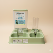 Automatic Gravity Pet Feeder & Water Dispenser Set for Cats and Dogs