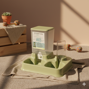 Automatic Gravity Pet Feeder & Water Dispenser Set for Cats and Dogs