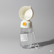 Portable Dog Water Bottle with Built-In Bowl – Leak-Proof Travel Pet Water Dispenser