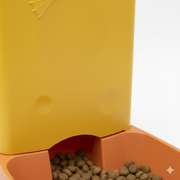 Automatic Pet Food Dispenser with Bowl – Gravity Dry Food Feeder for Cats & Small Dogs